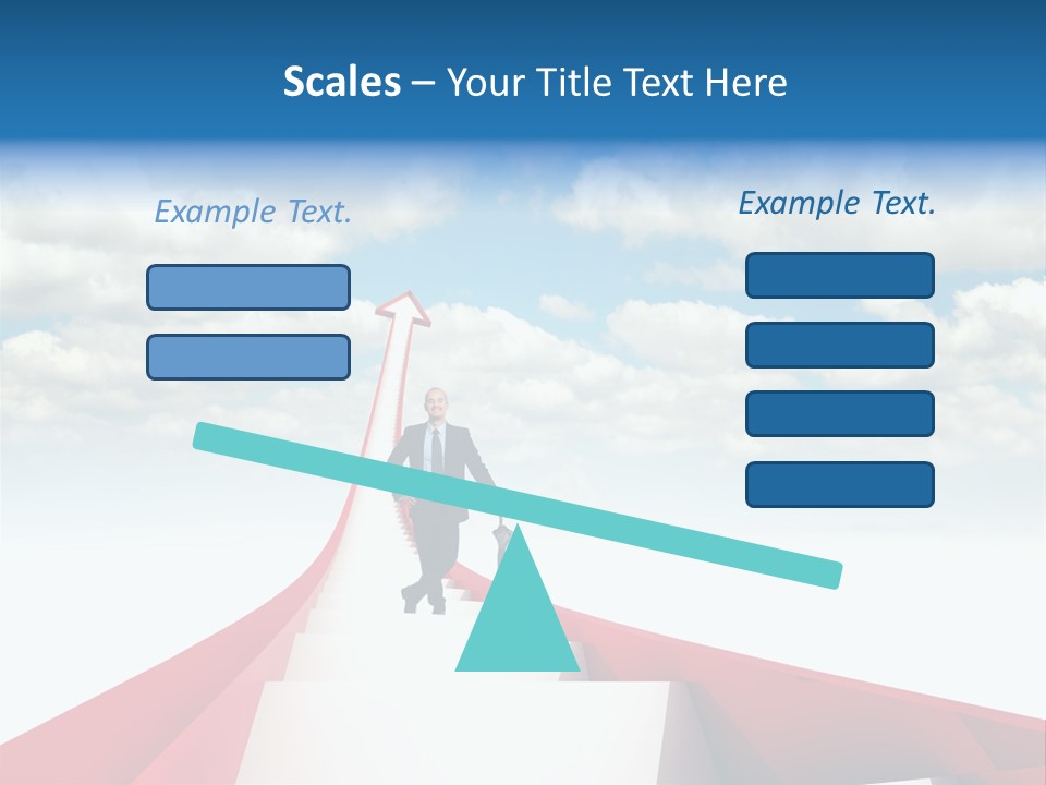 Smile Stair Business PowerPoint Template