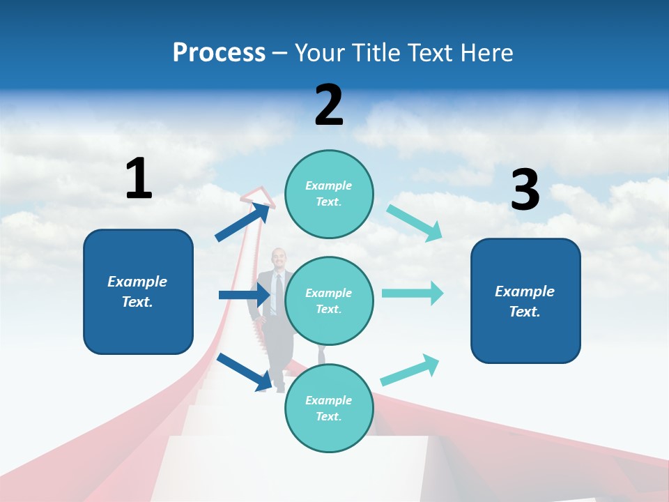 Smile Stair Business PowerPoint Template