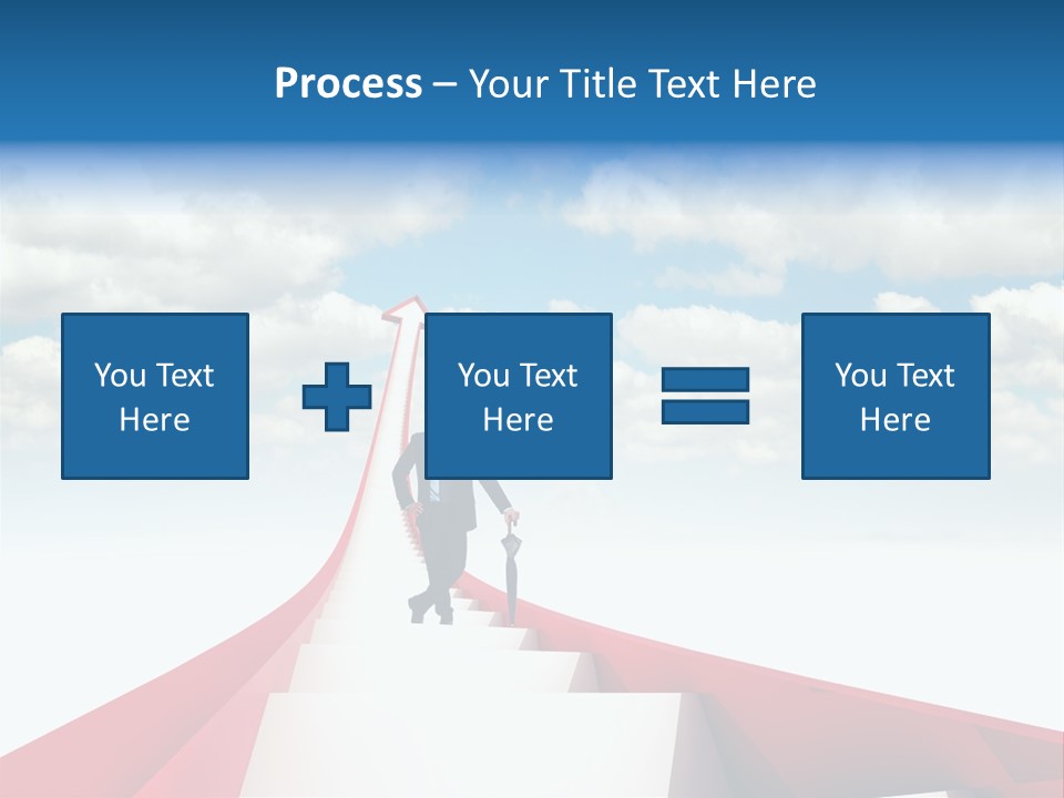 Smile Stair Business PowerPoint Template