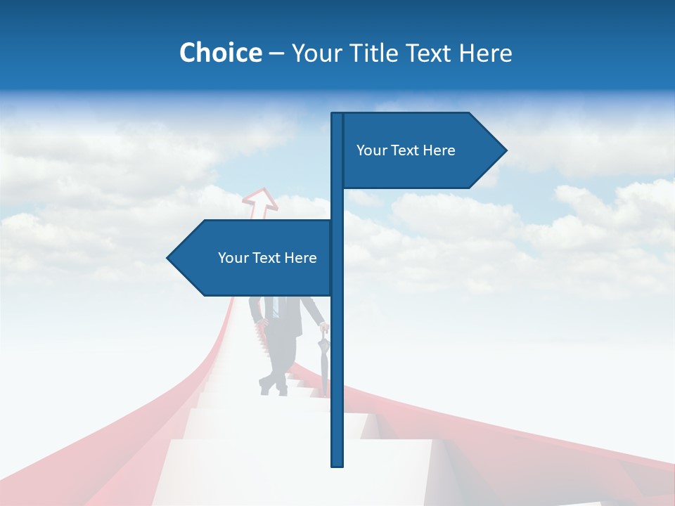 Smile Stair Business PowerPoint Template