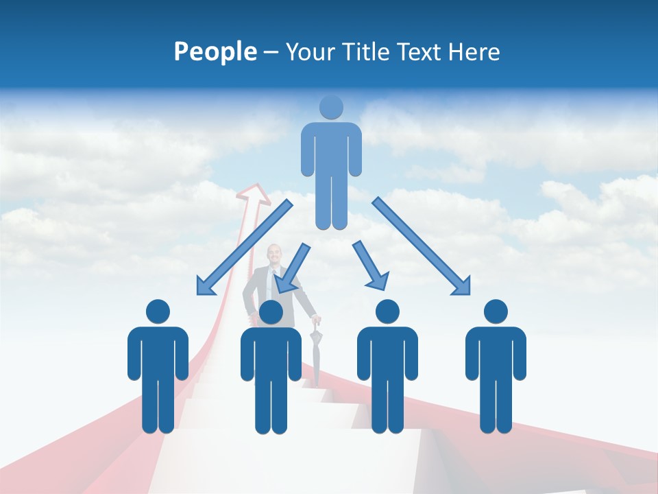 Smile Stair Business PowerPoint Template