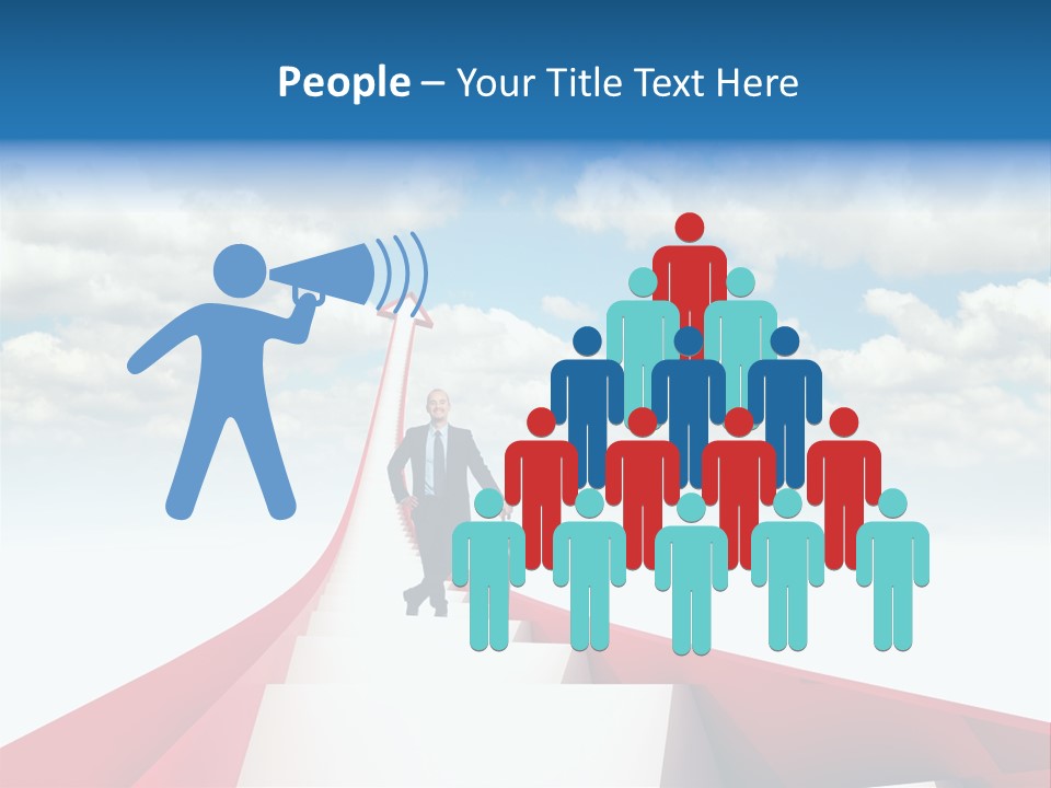 Smile Stair Business PowerPoint Template