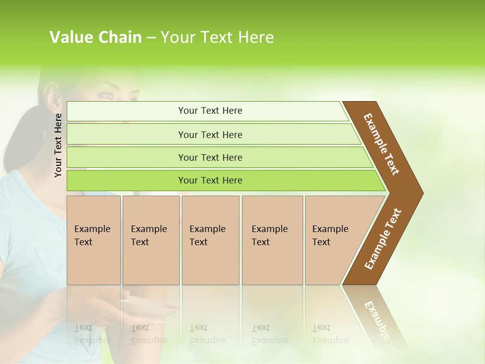 Copy Space Wellbeing Woman PowerPoint Template