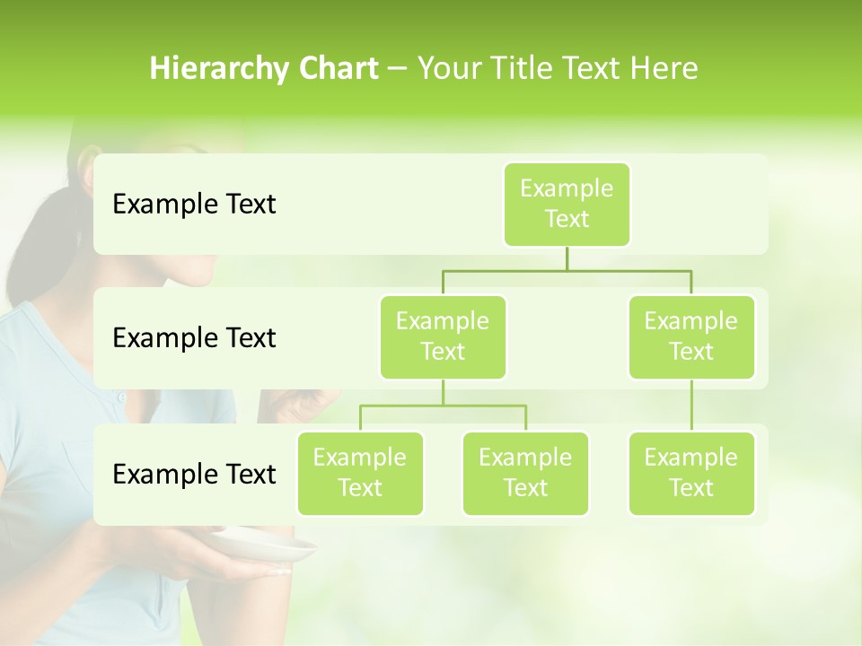 Copy Space Wellbeing Woman PowerPoint Template