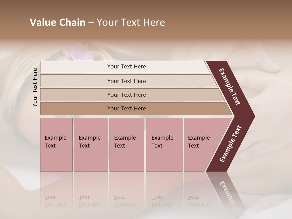 Woman Blond Hair Back Massage PowerPoint Template