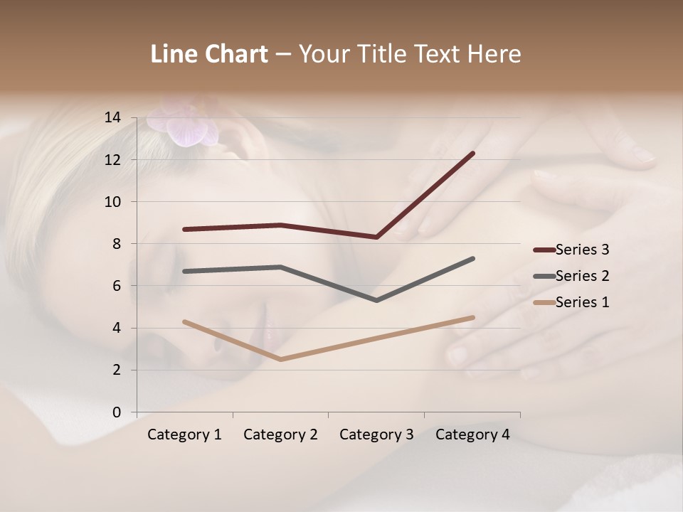 Woman Blond Hair Back Massage PowerPoint Template