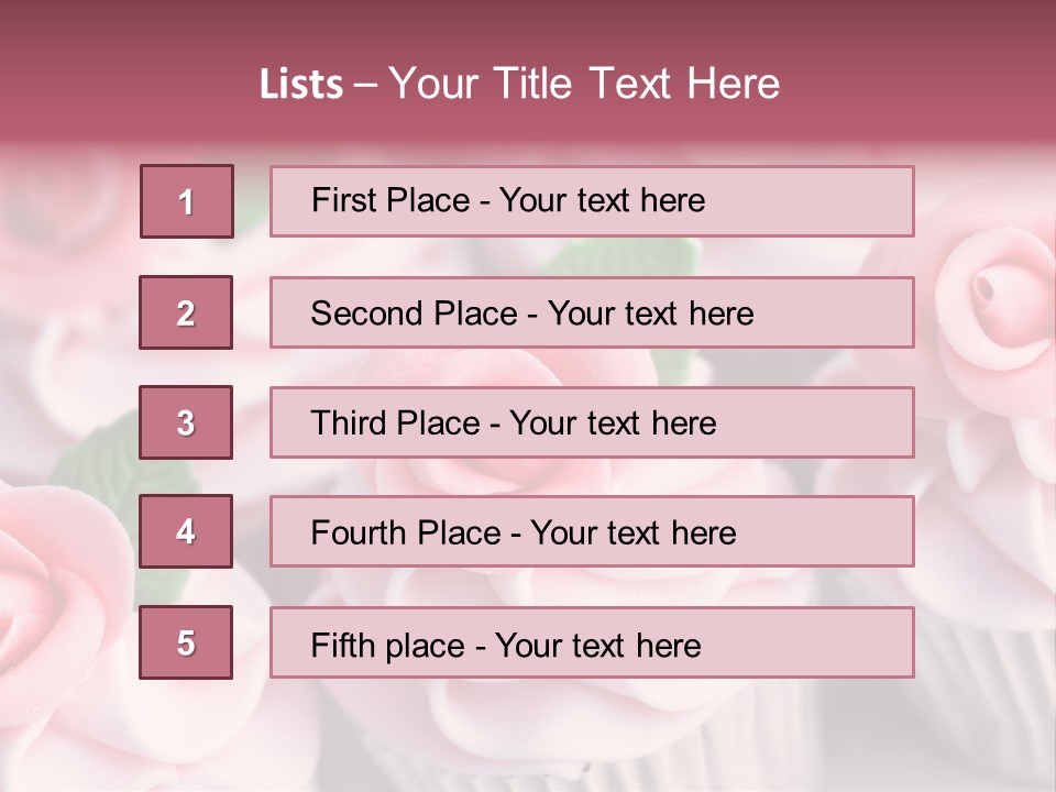 Variation Assortment Baking PowerPoint Template