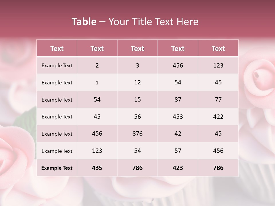 Variation Assortment Baking PowerPoint Template