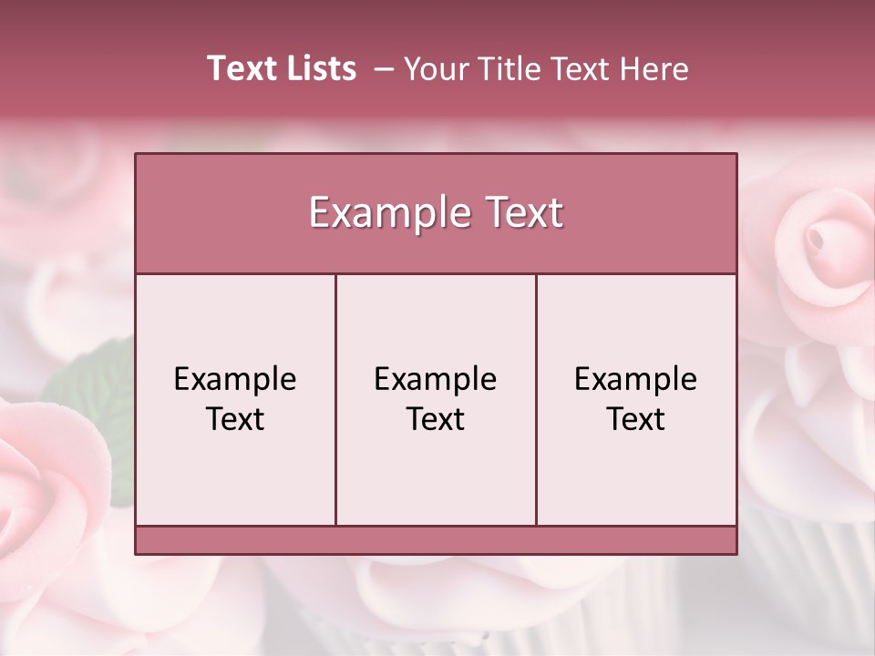 Variation Assortment Baking PowerPoint Template