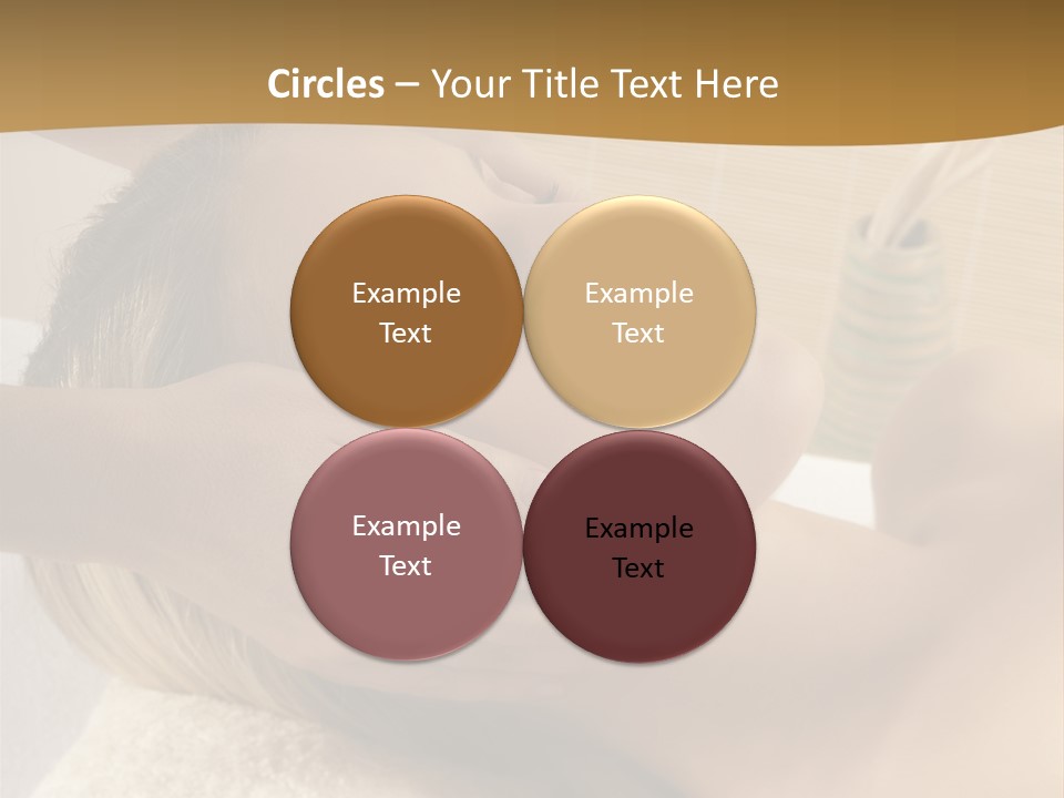 Health Spa Massage People PowerPoint Template