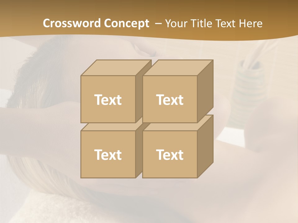 Health Spa Massage People PowerPoint Template