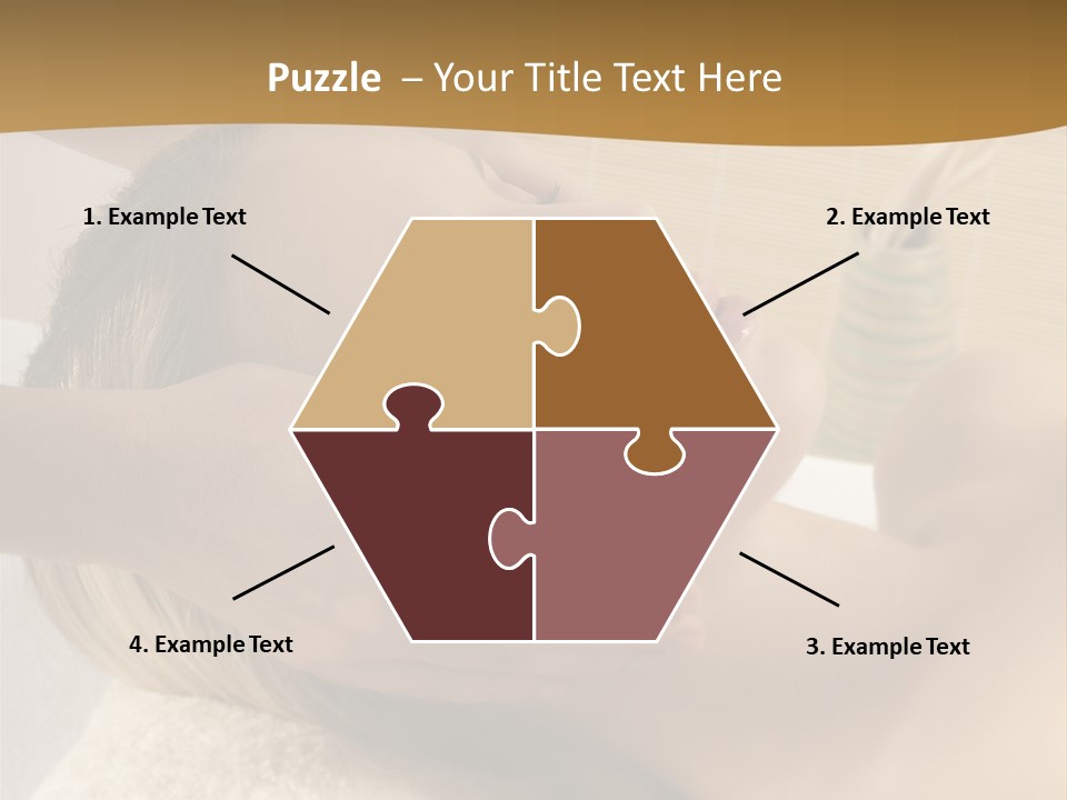 Health Spa Massage People PowerPoint Template