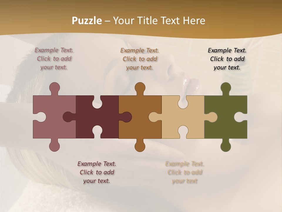 Health Spa Massage People PowerPoint Template