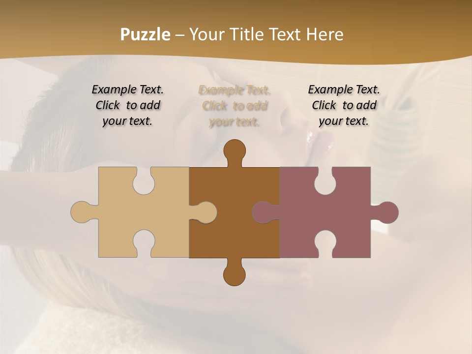 Health Spa Massage People PowerPoint Template