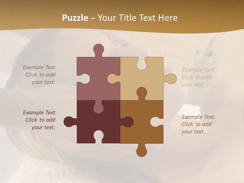 Health Spa Massage People PowerPoint Template