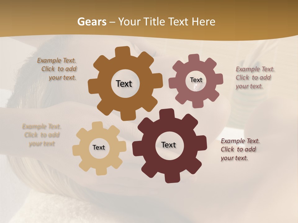 Health Spa Massage People PowerPoint Template