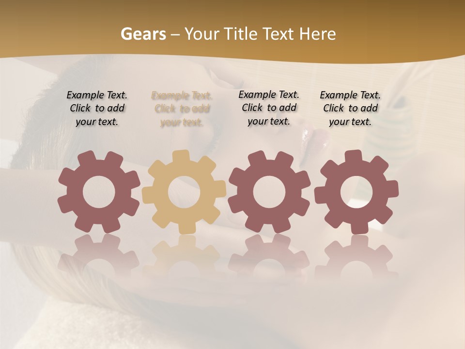 Health Spa Massage People PowerPoint Template