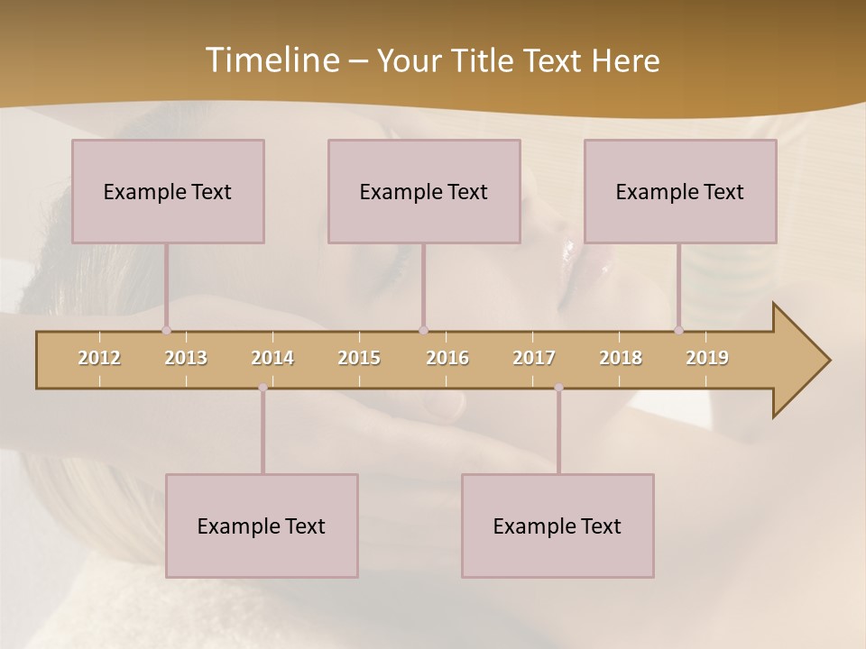 Health Spa Massage People PowerPoint Template