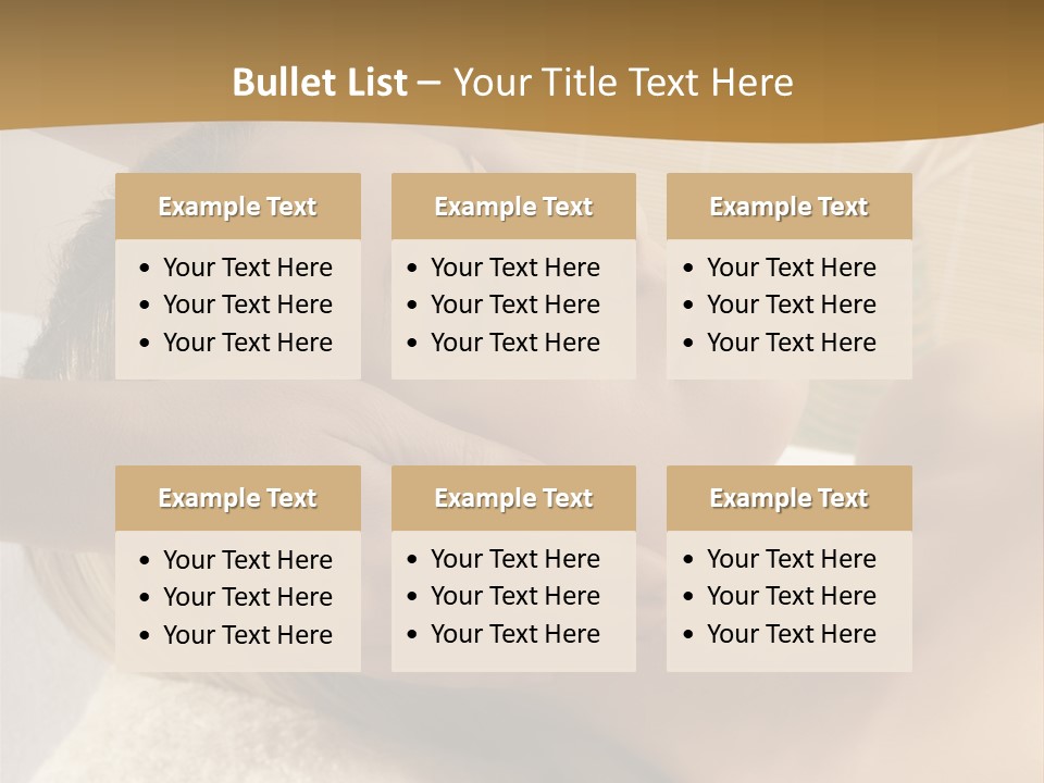 Health Spa Massage People PowerPoint Template