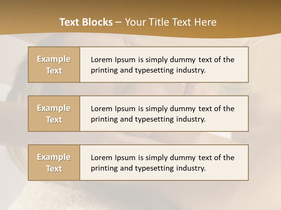 Health Spa Massage People PowerPoint Template