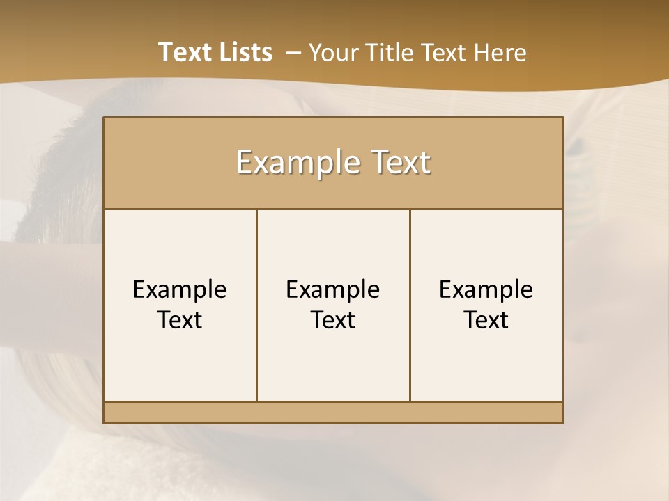 Health Spa Massage People PowerPoint Template