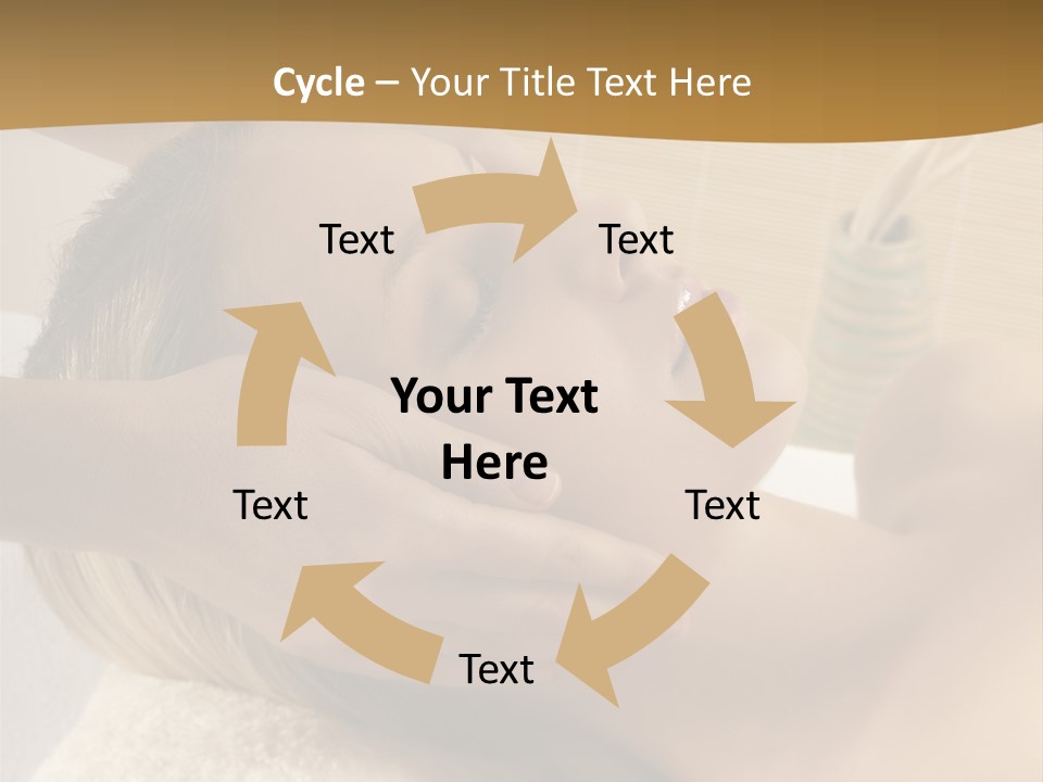 Health Spa Massage People PowerPoint Template