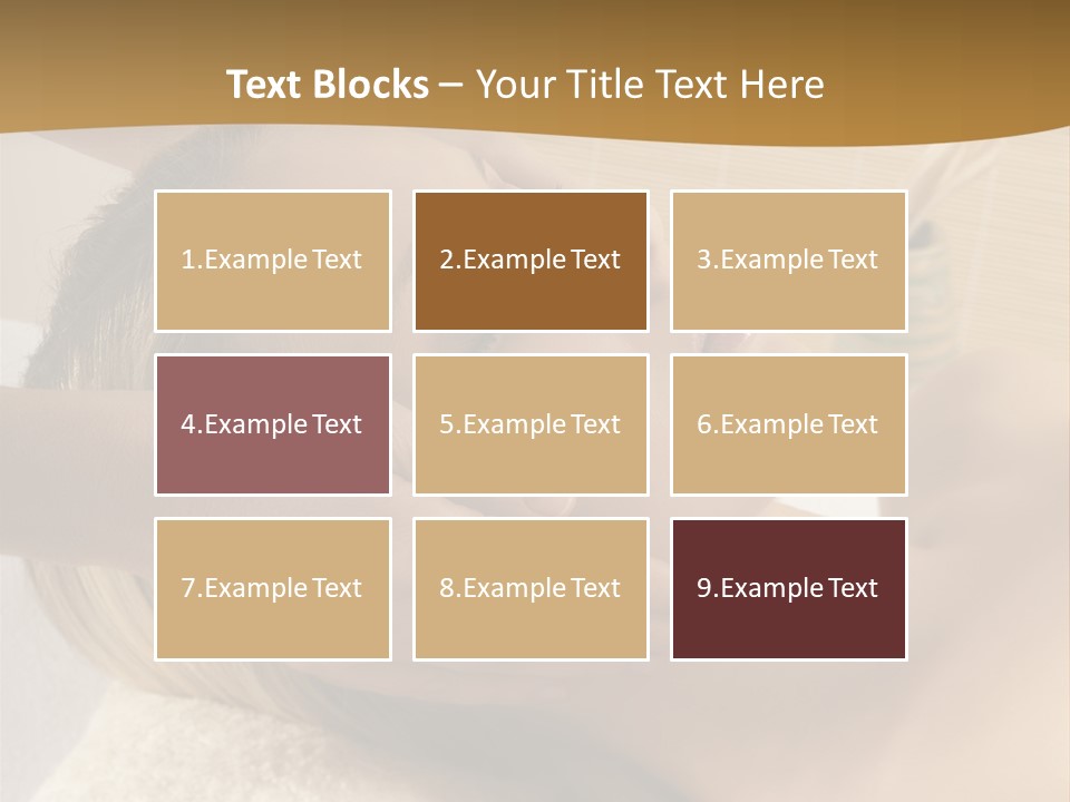 Health Spa Massage People PowerPoint Template