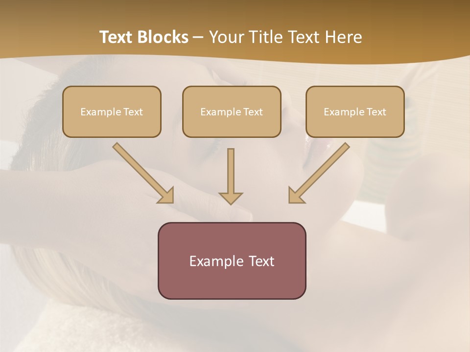 Health Spa Massage People PowerPoint Template