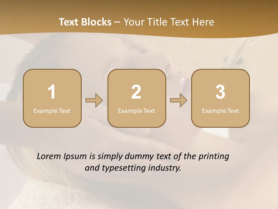 Health Spa Massage People PowerPoint Template