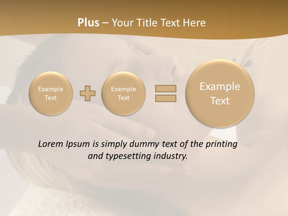 Health Spa Massage People PowerPoint Template