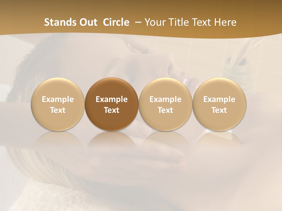 Health Spa Massage People PowerPoint Template