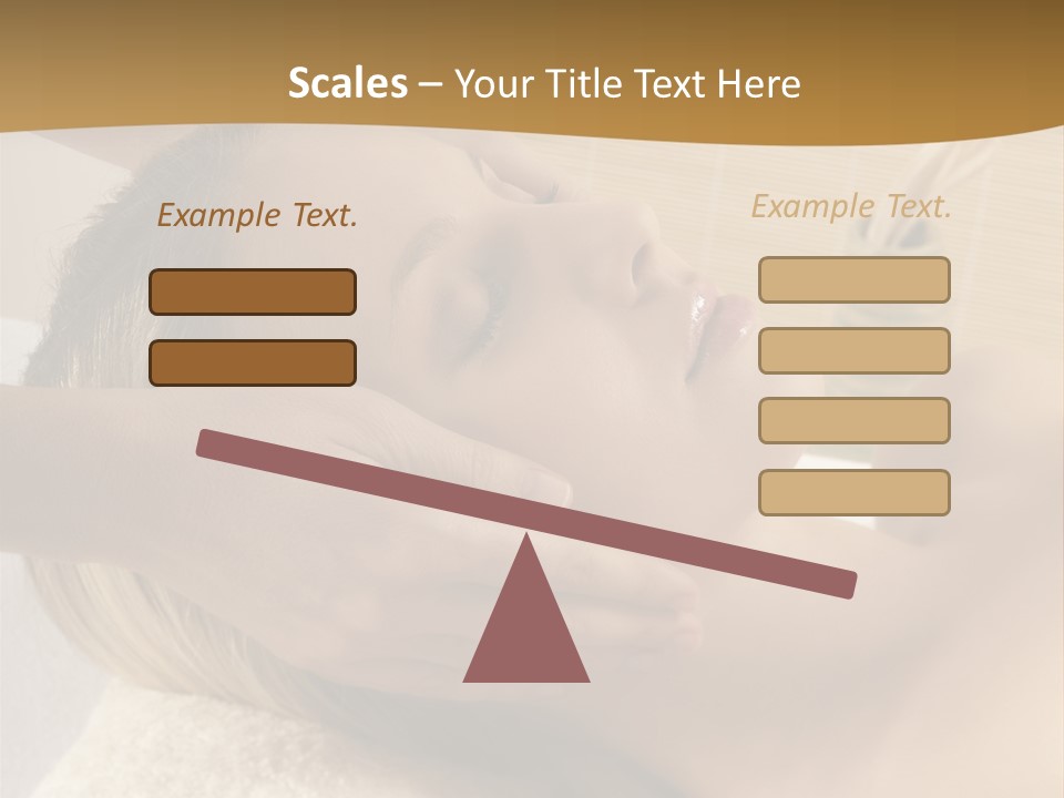 Health Spa Massage People PowerPoint Template