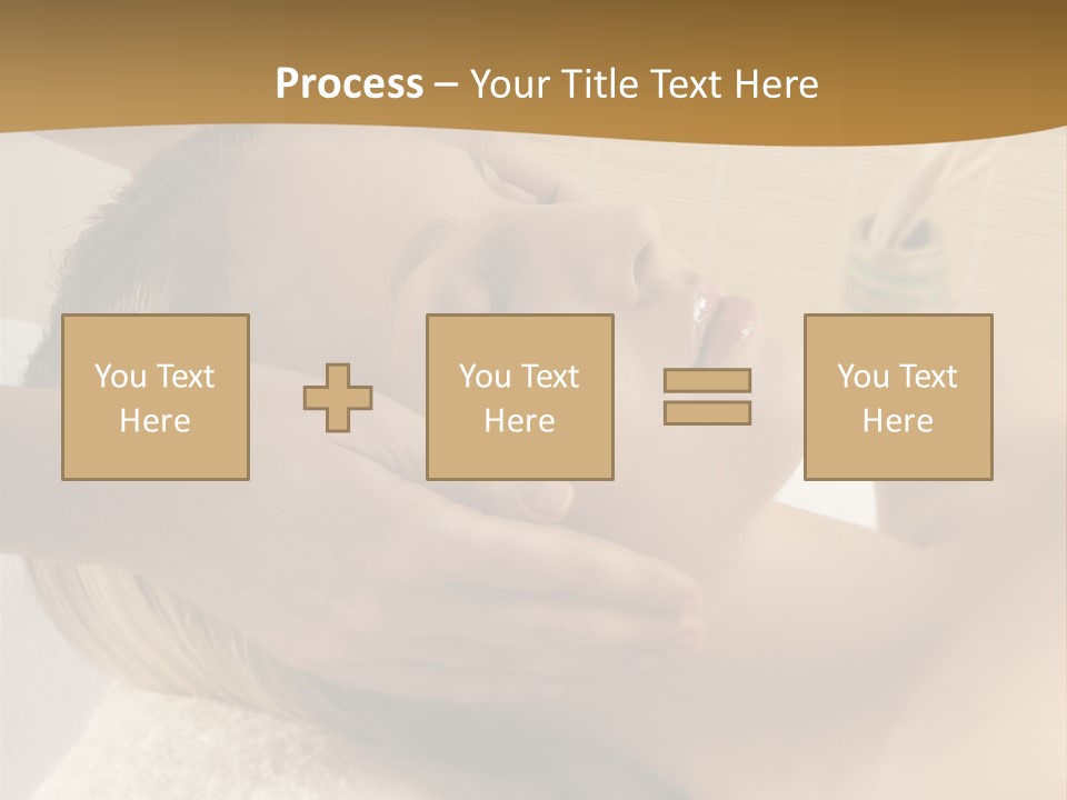 Health Spa Massage People PowerPoint Template
