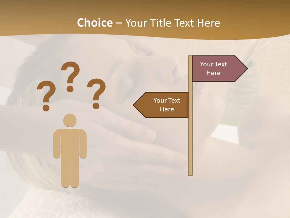 Health Spa Massage People PowerPoint Template