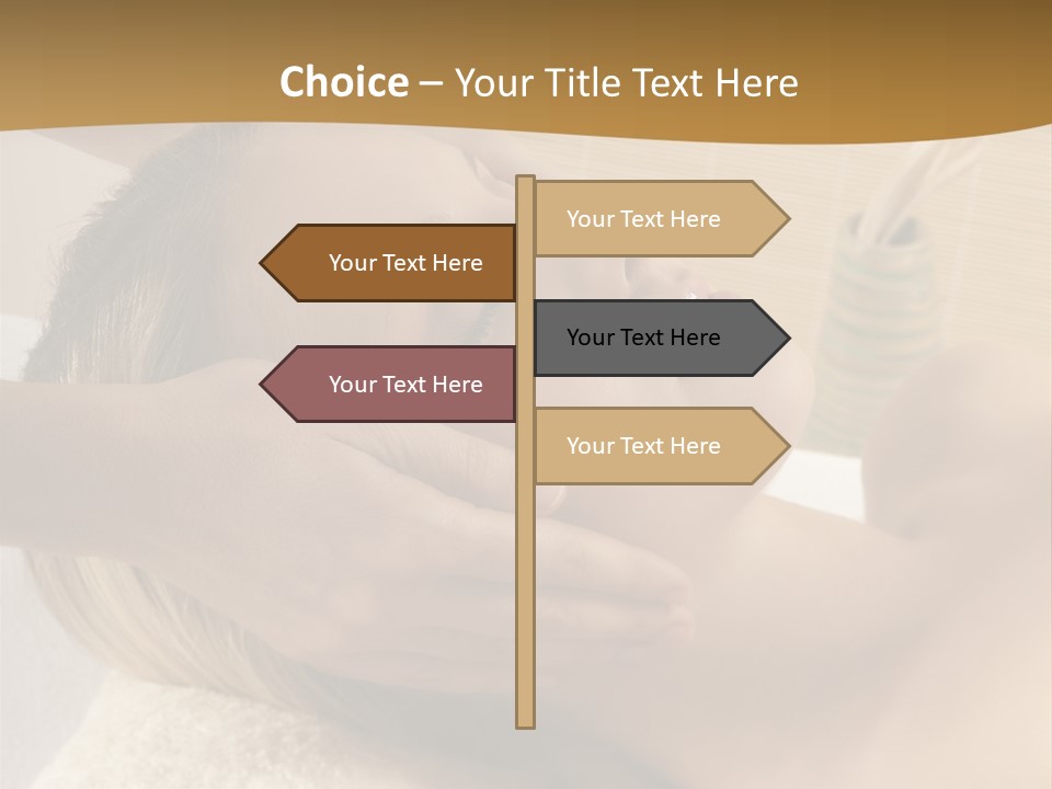 Health Spa Massage People PowerPoint Template