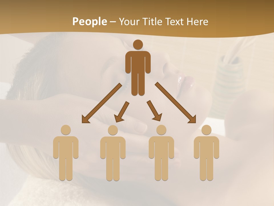 Health Spa Massage People PowerPoint Template