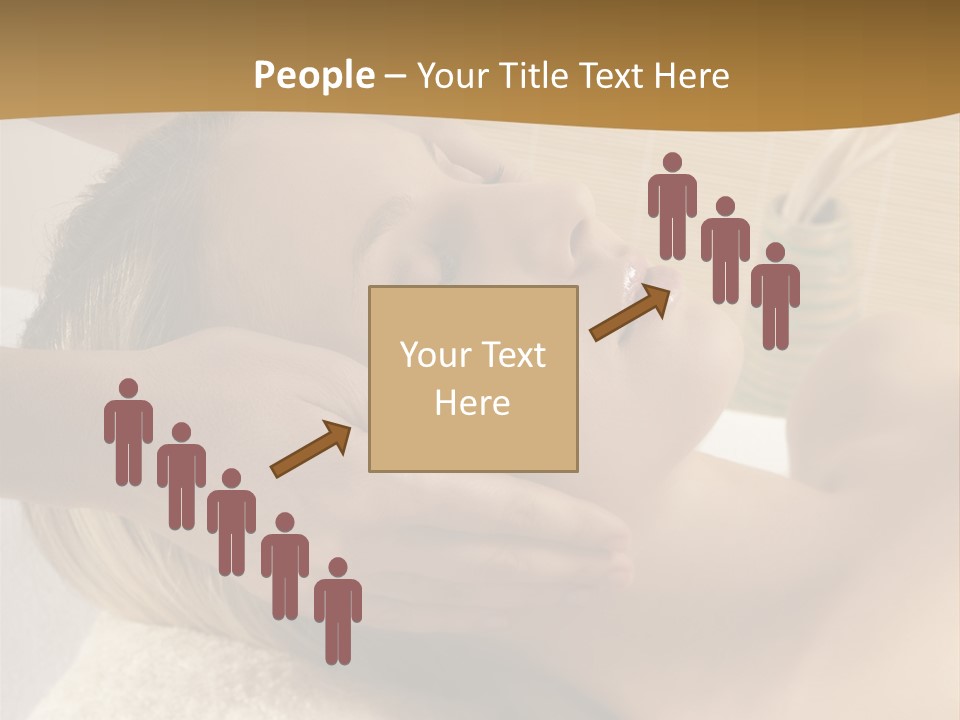 Health Spa Massage People PowerPoint Template