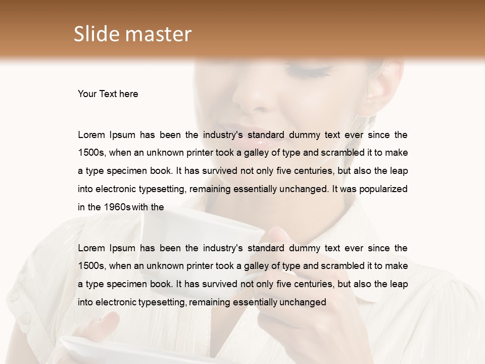 Closed Attractive Isolation PowerPoint Template