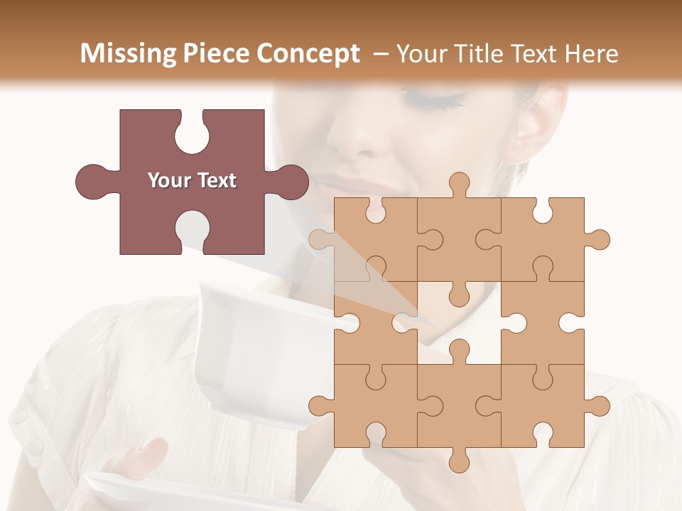 Closed Attractive Isolation PowerPoint Template