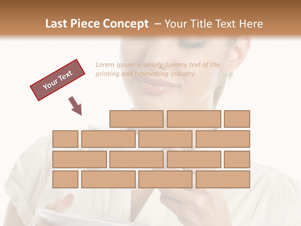 Closed Attractive Isolation PowerPoint Template