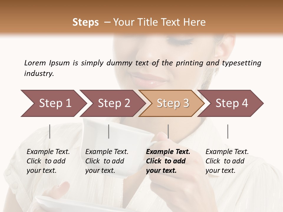 Closed Attractive Isolation PowerPoint Template