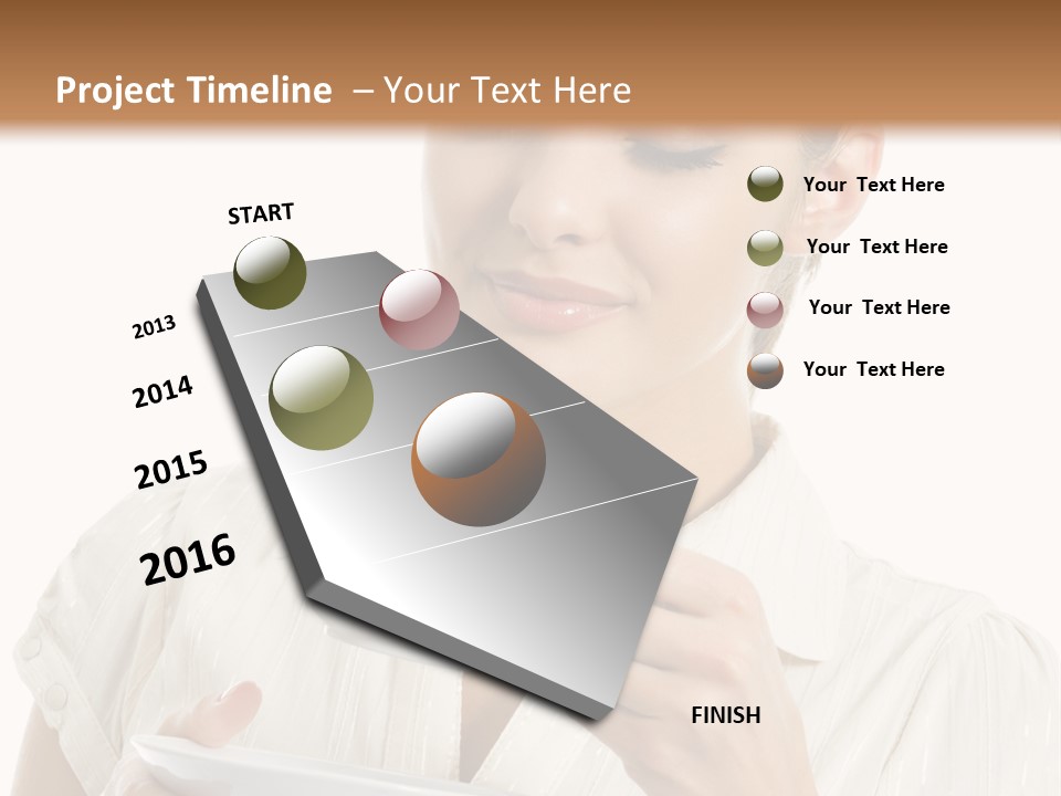 Closed Attractive Isolation PowerPoint Template