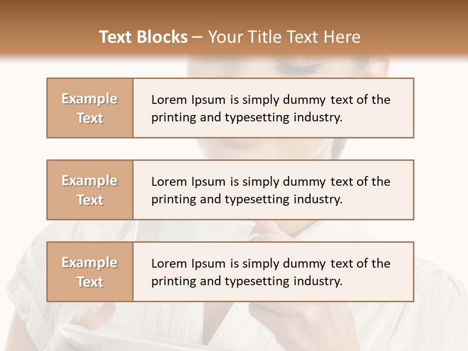 Closed Attractive Isolation PowerPoint Template
