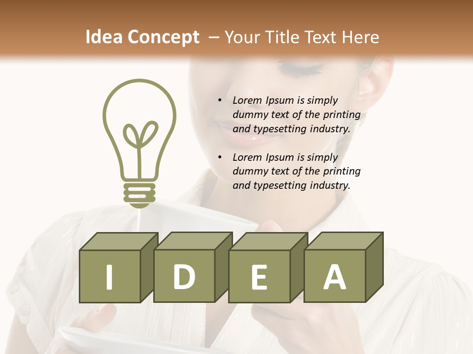 Closed Attractive Isolation PowerPoint Template