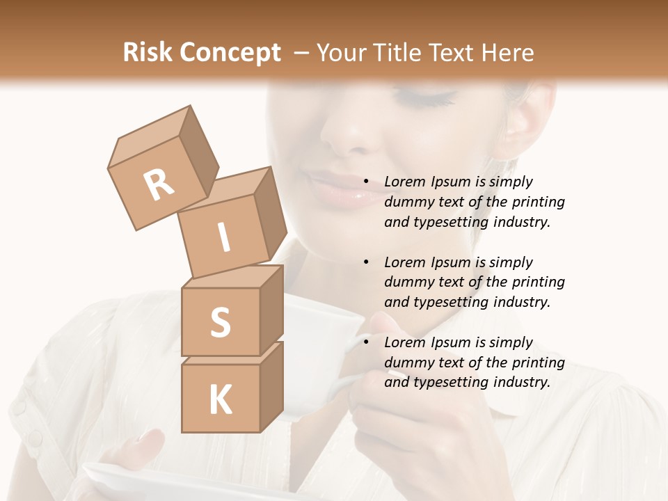 Closed Attractive Isolation PowerPoint Template