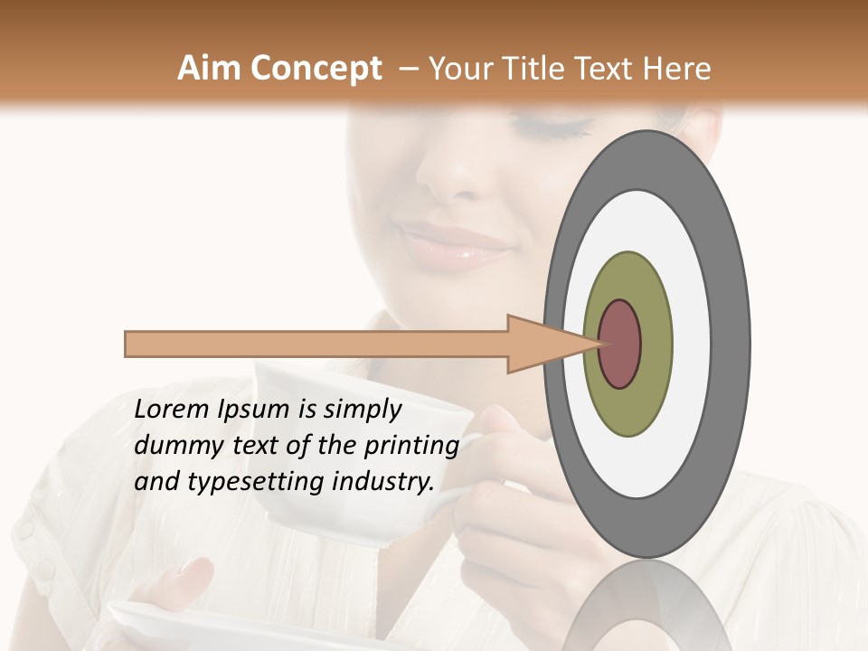 Closed Attractive Isolation PowerPoint Template