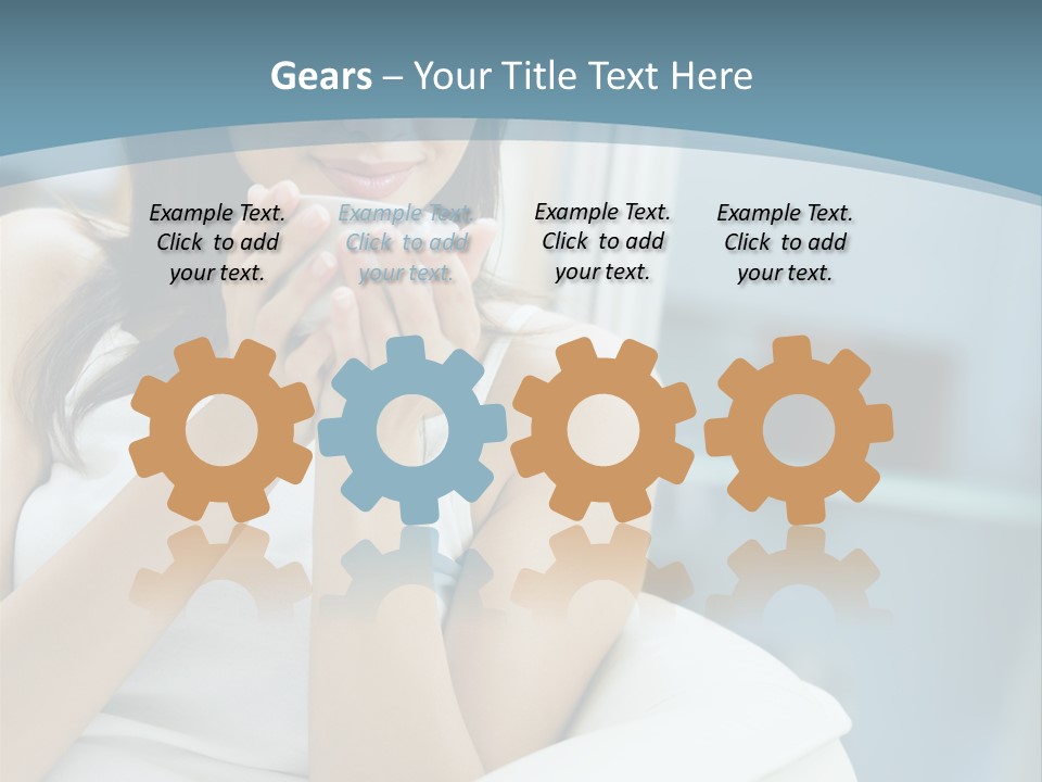 Cheerful Person Nutrition PowerPoint Template