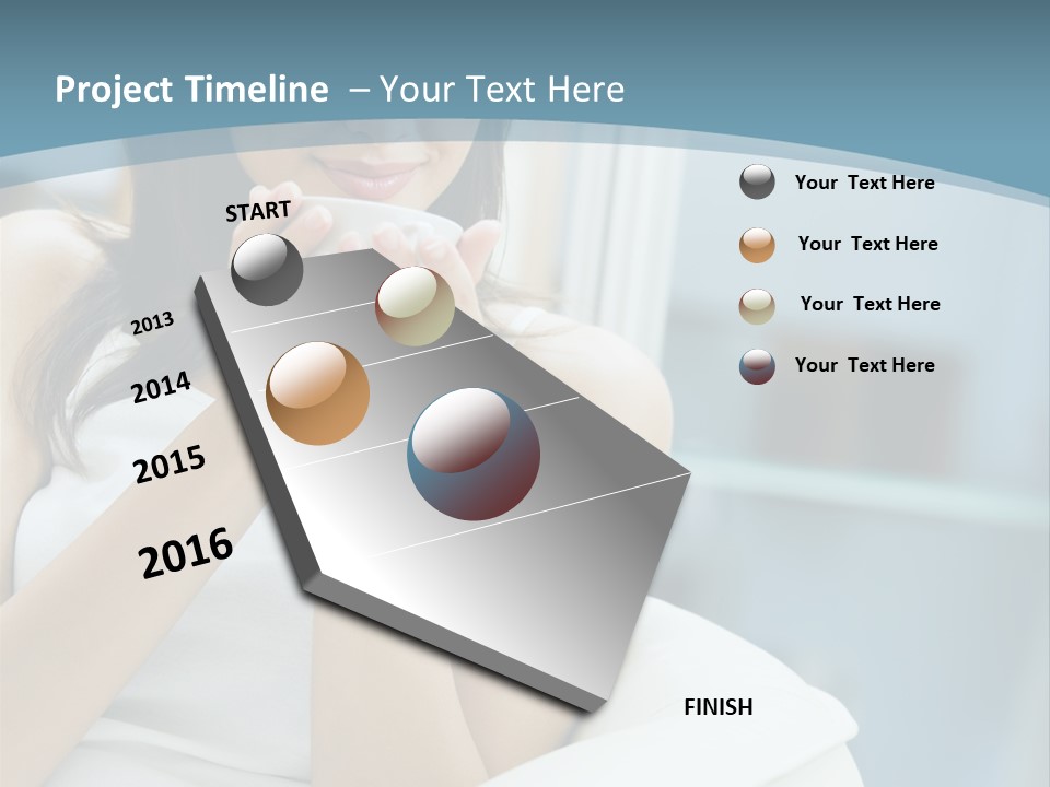 Cheerful Person Nutrition PowerPoint Template