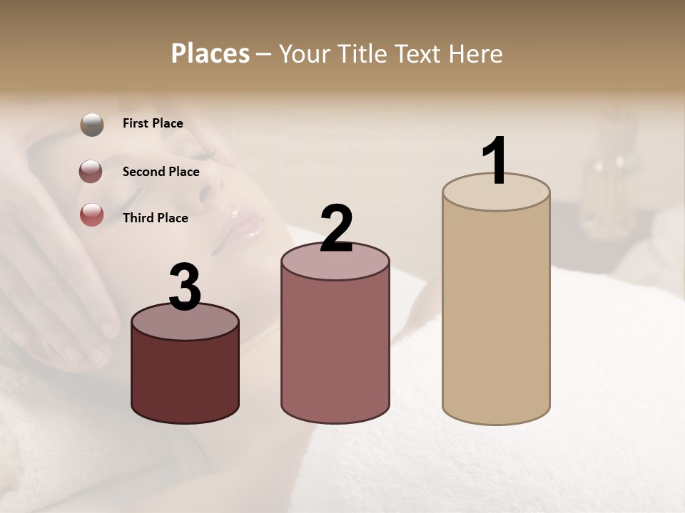 Home One Young Woman Ol Beauty Treatment PowerPoint Template