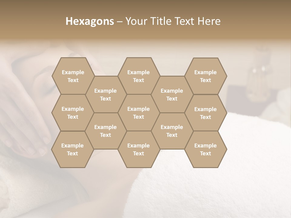 Home One Young Woman Ol Beauty Treatment PowerPoint Template